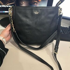 Kate Spade Crossbody bag in black and gold